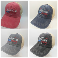 Desantis 2024 Hat - Embroidered - Cotton - Mesh Back- Snap Back