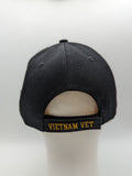 Vietnam Veteran Embroidered Hat - All Gave Some 58479 Gave All - Ribbons - Black