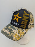 Licensed United States Army Hat - NEW LOGO - Embroidered - Digital Camo