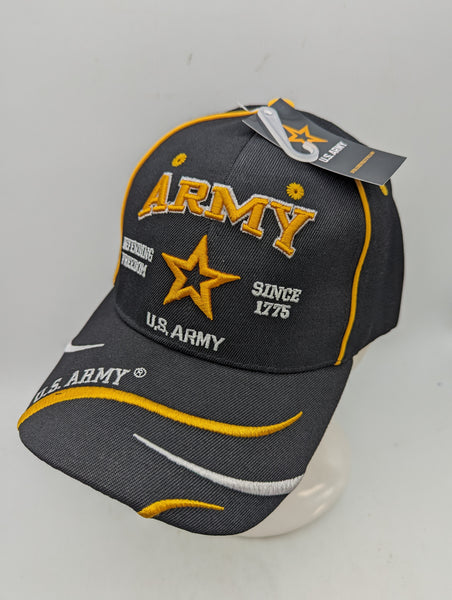 Licensed United States Army Hat - NEW LOGO - Embroidered - Defending Freedom