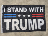 3' x 5' Flag - Trump 2024 - I STAND WITH TRUMP