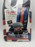 TRUMP - 2024 Vehicle Decorations 2 Car Flags - 2 Mirror Covers, 1 Hood Cover - SET - The Rules Have Changed