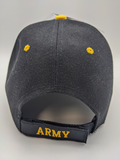 Licensed United States Army Retired Hat - Emblem - Embroidered - Black W/ Digital Camo Bill