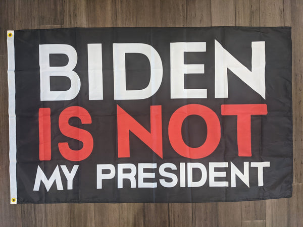 3' x 5 ' Flag - Trump - Biden Is Not My President