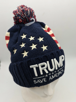 Trump 2024 Save America Winter Beanie - Plush Lined