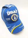 Licensed United States Air Force Hat - Emblem Defending Freedom Since 1947 -Embroidered USAF