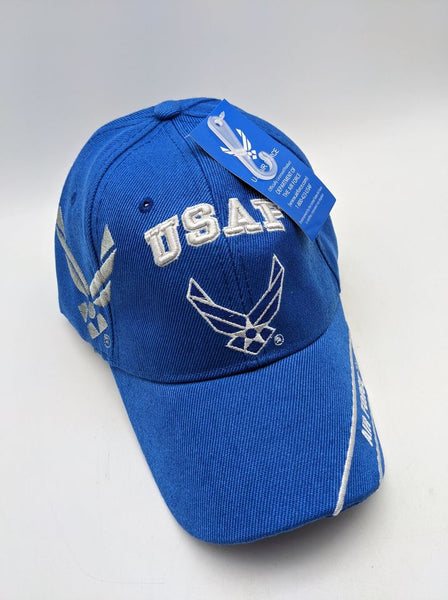 Licensed United States Air Force Hat - Emblem Wings - U.S.A.F - Embroidered