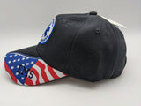 EMS Emergency Medical Services Embroidered Hat - USA Flag Bill