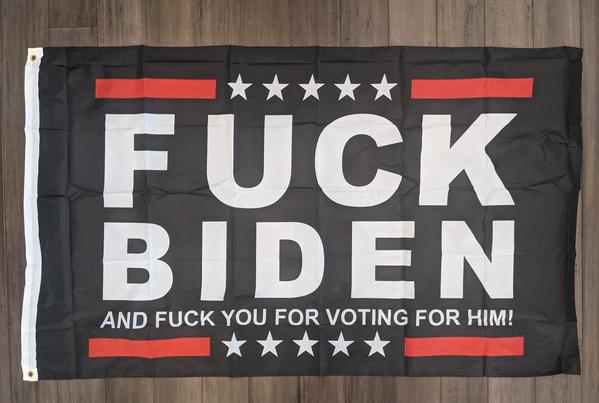 3' x 5 ' Flag - Trump - F Biden