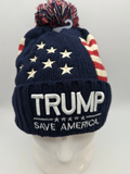 Trump 2024 Save America Winter Beanie - Plush Lined