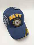 Licensed United States Navy Hat - U.S. Navy Bill - Emblem Side