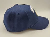 Licensed United States Navy Emblem Hat -Embroidered - USA Flag Bill