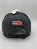 United States Disabled Veteran Hat - Embroidered - USA Flag Bill