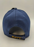 Licensed United States Navy Veteran Hat - Embroidered - U.S. Navy Emblem