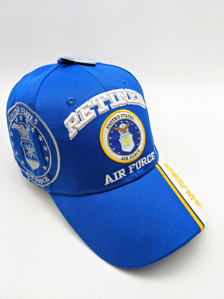 Licensed United States Air Force Retired Hat - Emblem - Embroidered