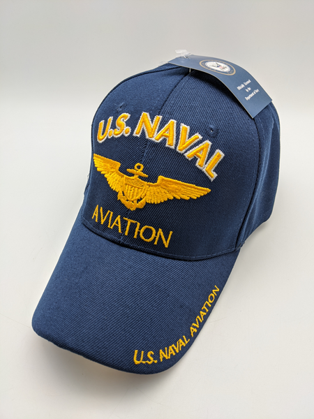 Licensed United States Navy Hat -U.S. Naval Aviation - Embroidered