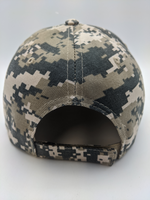 Stand For The Flag Kneel For The Fallen Hat - DIGITAL CAMO - USA Flag - Soldier - Embroidered