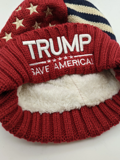 Trump 2024 Save America Winter Beanie - Plush Lined – Discount Flags