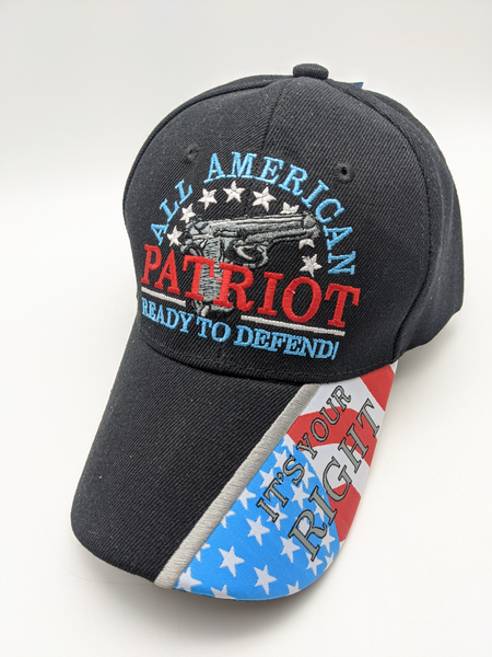 All American Patriot Hat - Ready To Defend - It's Your Right