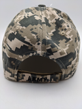 Licensed United States Army Hat - USA Flag- Army Star - Embroidered - Digital Camo