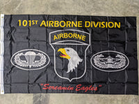 101st Airborne Division Flag 3'x5' "Screamin Eagles"