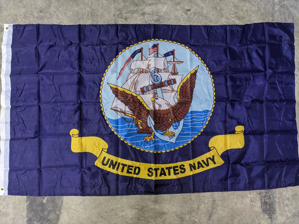 United States Navy Flag 3'x5' Sailboat/Eagle