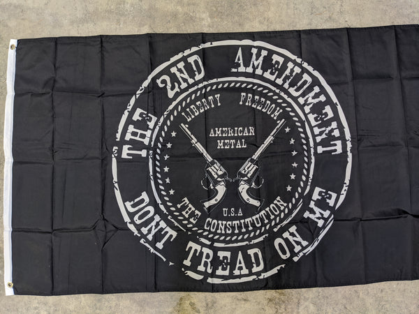 3' x5' Flag - The 2nd Amendment - Dont Tread On Me - Liberty Freedom Constitution USA
