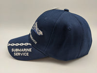 Licensed United States Navy Hat -Submarine Service - Embroidered