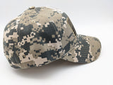 Tactical Cap Hat - Digital Camo TAN - American Flag - Embroidered