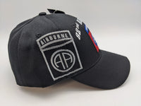 Licensed 82nd Airborne Embroidered Hat - All The Way! - United States Army