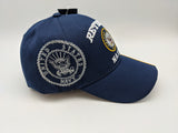 Licensed United States Retired Navy Hat - Emblem - Embroidered