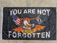 3'x5' Flag - POW MIA - You Are Not Forgotten - All Gave Some - USA Eagle Flag