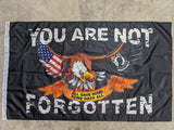 3'x5' Flag - POW MIA - You Are Not Forgotten - All Gave Some - USA Eagle Flag