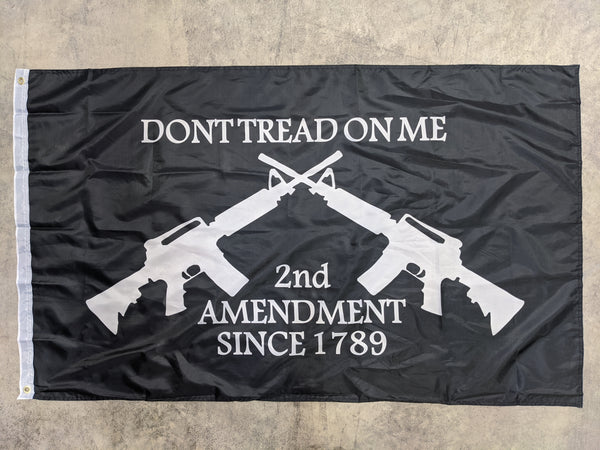 3'x 5' Flag - Dont Tread On Me - 2nd Amendment 1789