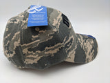 Licensed United States Air Force Hat - U.S.A.F - Embroidered - Digital Camo - USA Flag Bill