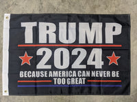 3' x 2' Trump Flag - 2 Brass Grommets