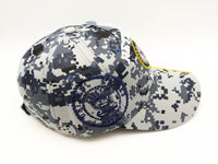 Licensed United States Navy Retired Hat - Embroidered - Digital Camo Blue