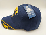 Licensed United States Navy Hat - U.S. Navy Bill - Emblem Side