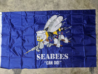 Navy Seabees Flag 3'x5' "Can Do"