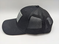 American Flag Hat - Breathable Jersey MESH BACK - Tactical