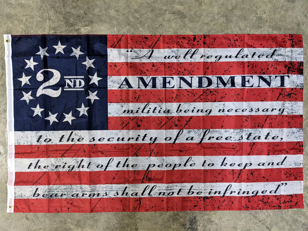 3' x 5' Flag - 2nd Amendment Betsy Ross USA Flag Vintage Style