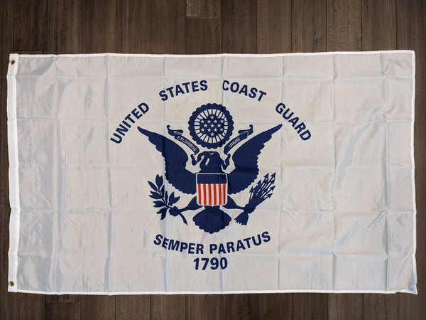 3' x 5' Flag - United States Coast Guard