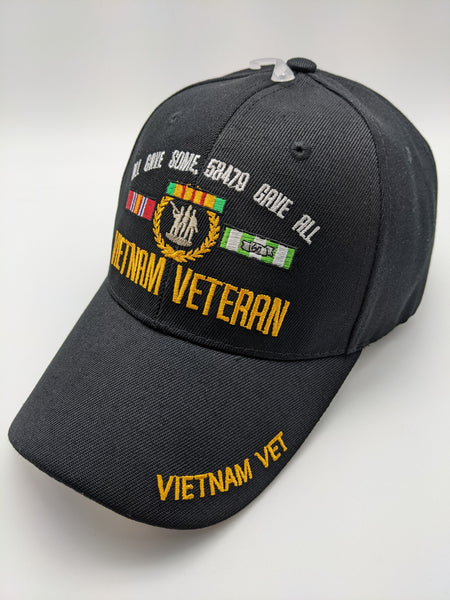 Vietnam Veteran Embroidered Hat - All Gave Some 58479 Gave All