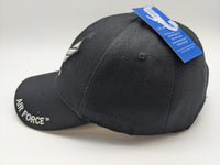 Licensed United States Air Force Emblem Wings Hat - Black