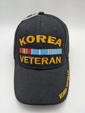 Korea Veteran Embroidered Hat - Black