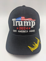 Embroidered Hat - TRUMP 2024 Save America Again