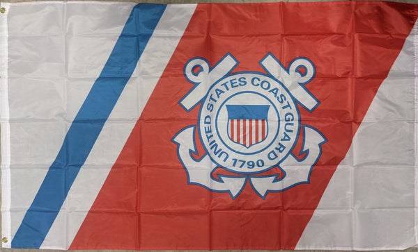 3' x 5' Flag - Licensed United States Coast Guard - Emblem