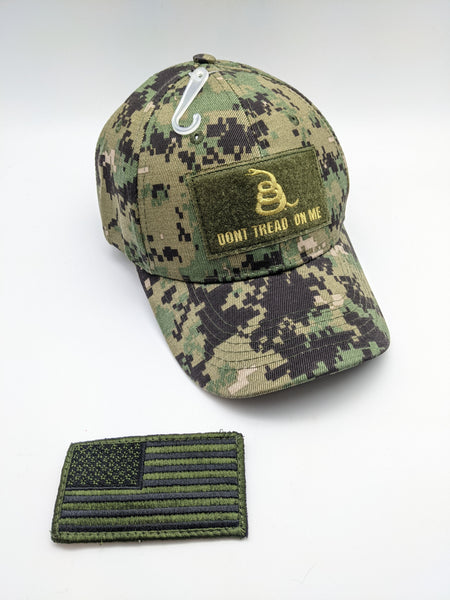 Dont Tread On Me - Removable Patch -Digital Camo Green