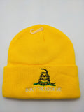 Dont Tread On Me Gadsden Winter Beanie Hat