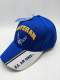 Licensed United States Air Force Veteran Emblem Wings Hat